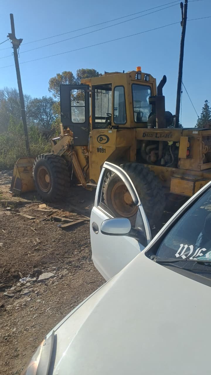 Front-end loader attended on site by C.J Auto Electrical